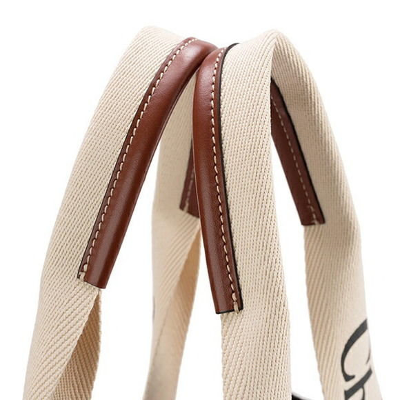 Chloe Woody Tote Bag Black - Picture 8 of 9